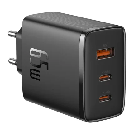 Baseus Cube Pro Fast Charger 2C+U 65W Black