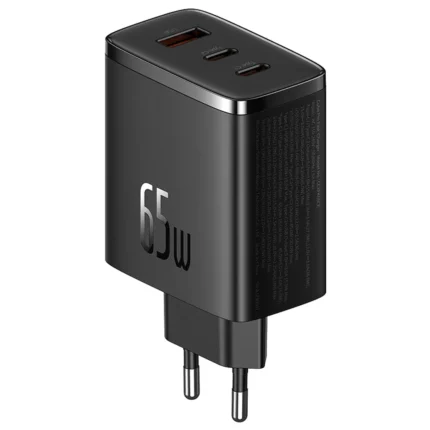 Baseus Cube Pro Fast Charger 2C+U 65W Black