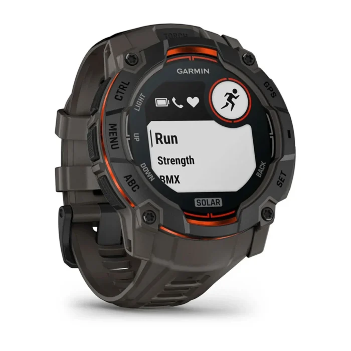 Garmin Instinct 3 50mm Solar Black with Charcoal Band