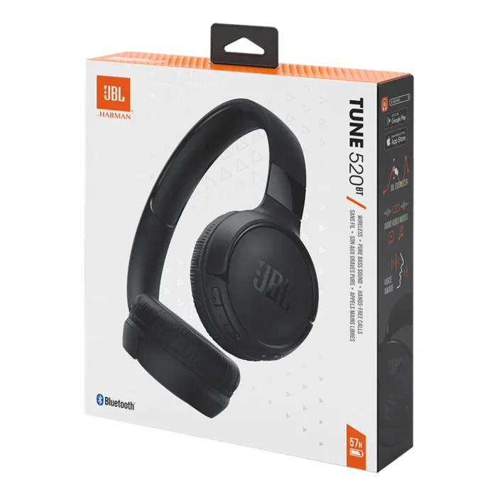 Фото 5. Навушники JBL Tune 520BT Black. Купити в maxmy.com.ua