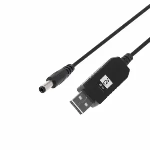 Фото 1. Кабель-адаптер XoKo USB DC 5V to DC 12V 5.5*2.1 mm. Купити в maxmy.com.ua