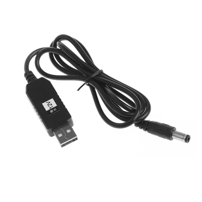Фото 2. Кабель-адаптер XoKo USB DC 5V to DC 12V 5.5*2.1 mm. Купити в maxmy.com.ua