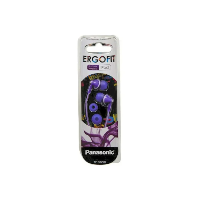 Фото 2. Навушники Panasonic RP-HJE125E-V Violet. Купити в maxmy.com.ua