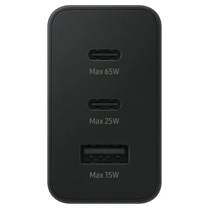 Samsung 65W Trio PD SFC 2xUSB-C USB-A Black