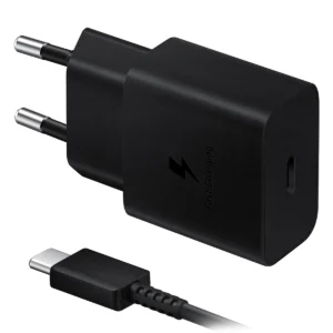 Samsung USB-С 15W Black plus Cable USB-C 1m