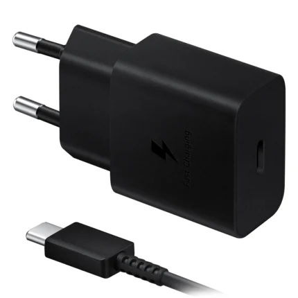 Samsung USB-С 15W Black plus Cable USB-C 1m