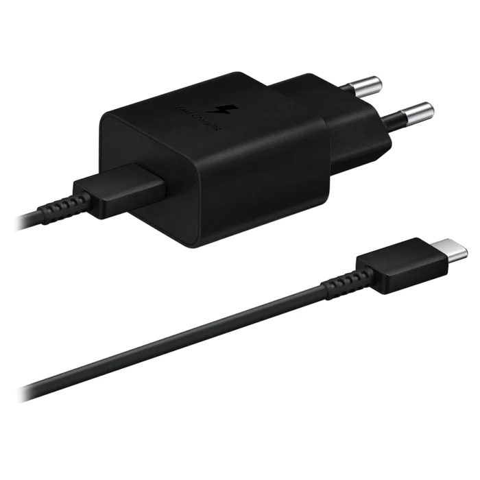 Samsung USB-С 15W Black plus Cable USB-C 1m