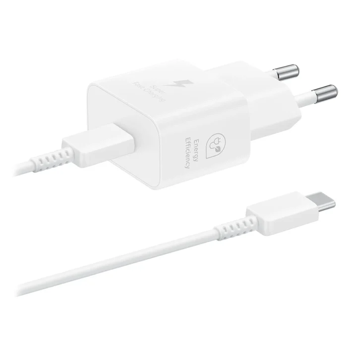 Samsung USB-С 25W White plus Cable USB-C
