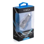 Фото 3. Автомобільний зарядний пристрій Vinga QC3 Quick Dual USB Car Charger aluminium 18W Max (VCCQAABK). Купити в maxmy.com.ua