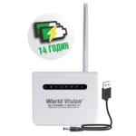 4g wi fi Маршрутизатор (роутер) з акумулятором world vision 4g connect micro 2 plus