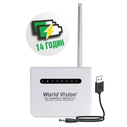 4g wi fi Маршрутизатор (роутер) з акумулятором world vision 4g connect micro 2 plus